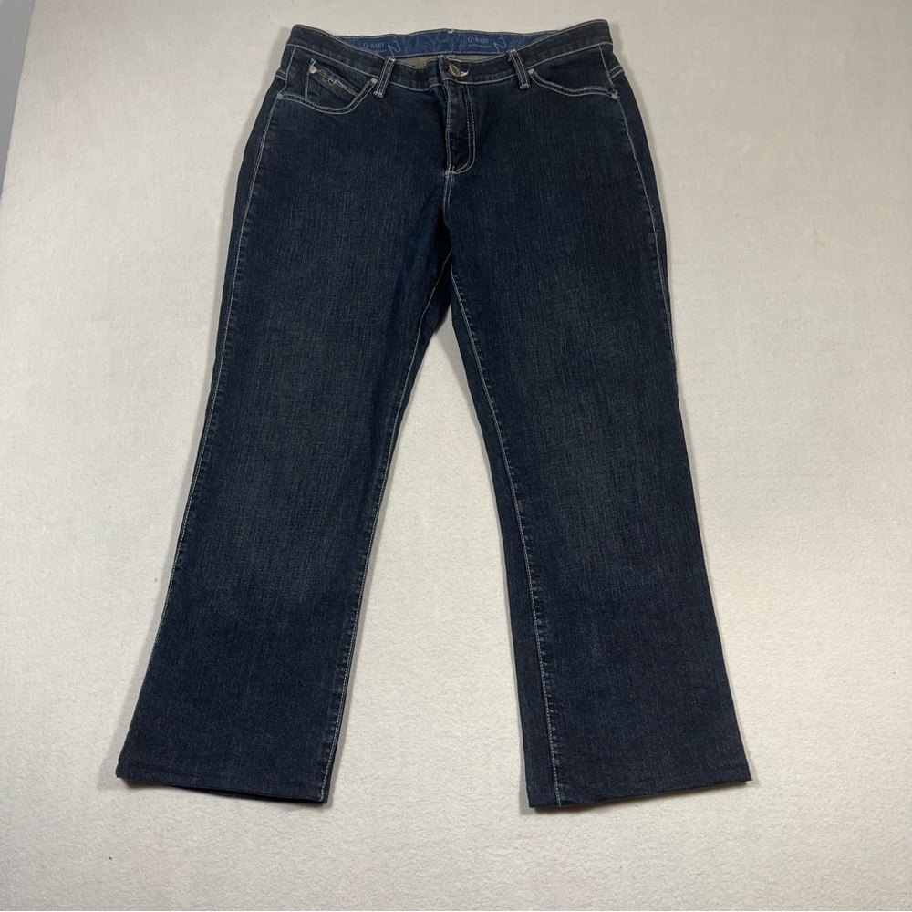 Wrangler Q Baby-Womens Straight Denim Jeans-Size 13/14‎ (35x27) Stretch Waist